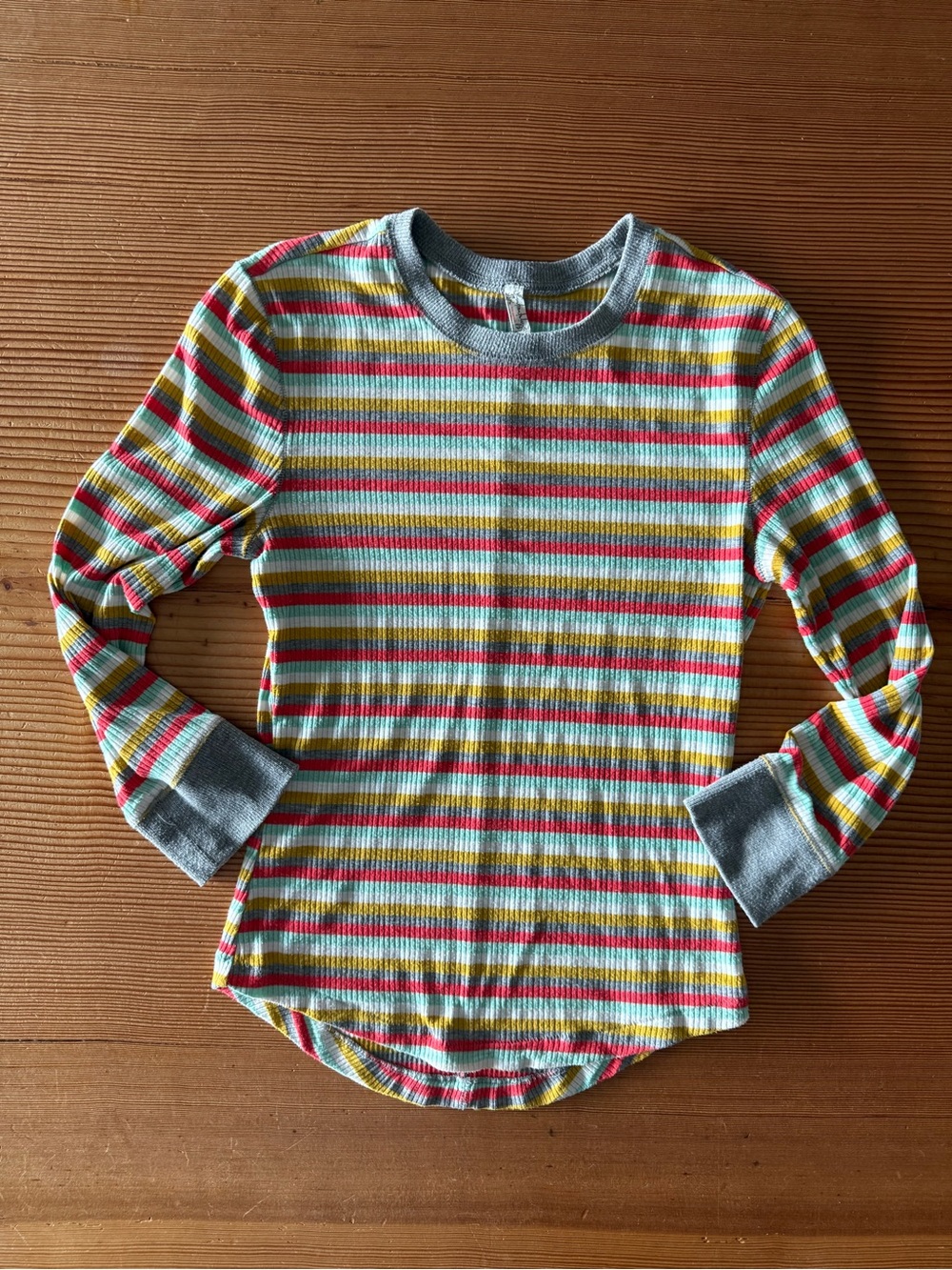 Free People  Ribbed Striped Tee